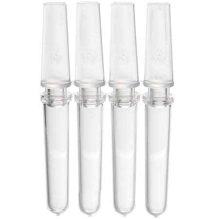 Globe Scientific 0.1mL Corbett Style 4-Strip Tubes, with 4-Strip Caps, Natural, 250PK PCR-COR-01